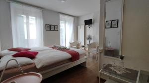 Hotel Scaletta房間的床