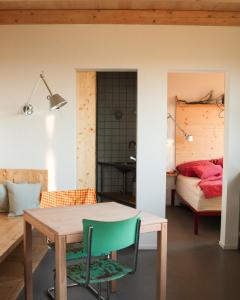 Postel nebo postele na pokoji v ubytování Veritas Beyond Glamping