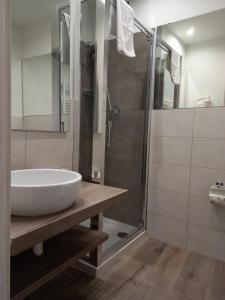 Koupelna v ubytování Residenza Novi