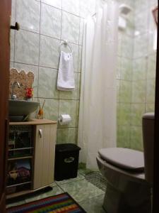 Et badeværelse på Casa Bella Tiradentes