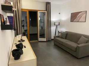 Posezení v ubytování FC Home Suite