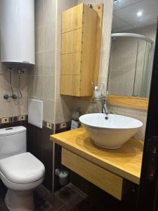 Et badeværelse på Luxury Apartment Bansko + 11 billeder