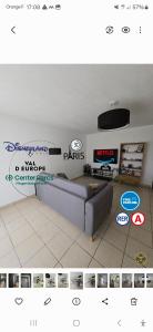 Μια τηλεόραση ή/και κέντρο ψυχαγωγίας στο Super appartement familial Disneyland Paris 5pers