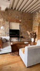 Posezení v ubytování Le panorama