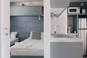 Kuchyň nebo kuchyňský kout v ubytování Mobile home Roman