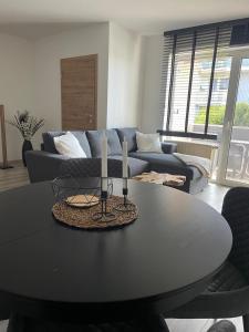 Posezení v ubytování Ferienwohnung Bad Sulza