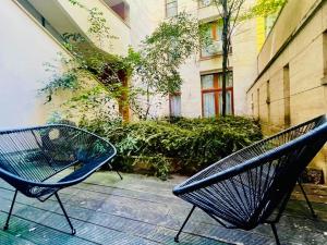 Vonkajšia záhrada v ubytovaní Pillow Heaven Budapest