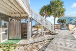 Bygningen som feriehuset ligger i