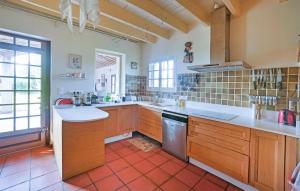 Η κουζίνα ή μικρή κουζίνα στο Gorgeous Home In Arles