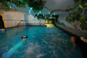 Bazén v ubytování Family & Wellness Hotel Fontana nebo v jeho okolí