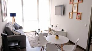 Un lugar para sentarse en Amazing Hi-rise In Polanco, Pool & Hs Wi-fi
