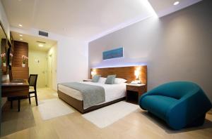 Postel nebo postele na pokoji v ubytování Hotel Korsal