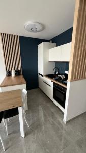 Köök või kööginurk majutusasutuses Appartement vue mer