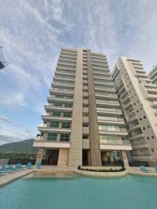 Bazén v ubytování Apartamento Luxury en Süi Lofts nebo v jeho okolí