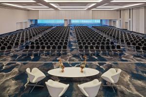 Área de negócios e/ou sala de conferências em Frankfurt Airport Marriott Hotel