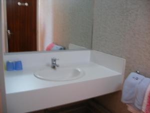 Koupelna v ubytování Hôtel Modern