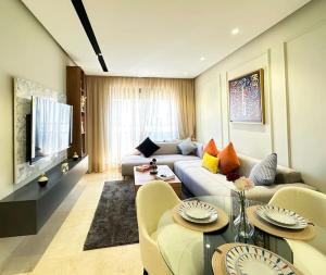 TV/trung tâm giải trí tại Cozy Studio Calypso 10, CFC à 2min, Parking Dispo