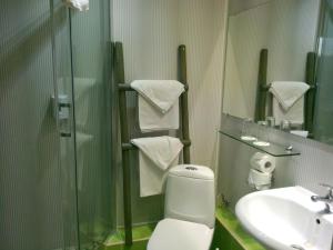 Koupelna v ubytování A1 Hotel Riga City Center