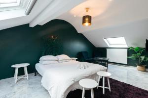 Postel nebo postele na pokoji v ubytování Hotel Riad Nour