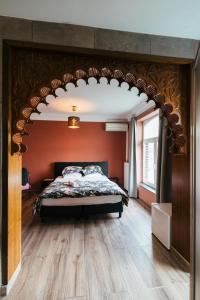 Postel nebo postele na pokoji v ubytování Hotel Riad Nour