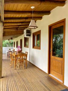 Ban công/sân hiên tại Pousada Calmar