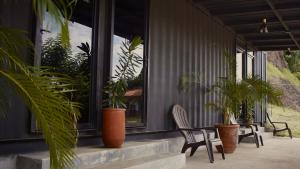 Vrt pred nastanitvijo Nao Hostels Playa Venao