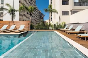 Bazén v ubytování Kaza Noah Facto Paulista Bela Vista nebo v jeho okolí