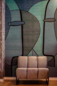 אזור ישיבה ב-Hotel Valbor