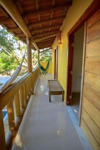 En balkon eller terrasse på Villa Beija Flor