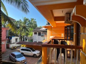 Balkón nebo terasa v ubytování Aura rooms & swimming pool, calangute