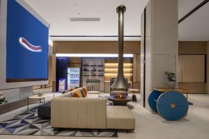 Prostor za sedenje u objektu Echarm Hotel Changsha Electric Power Vocational and Technical College Hyde Park Branch