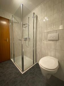 クロイツタールにあるPohlのシャワーとトイレ付きのバスルーム