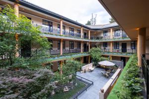 Zahrada ubytování Lijiang Joland Guest House