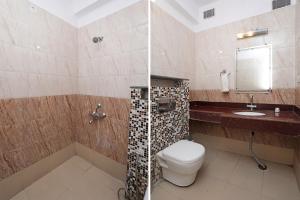 Koupelna v ubytování Super Hotel O Subhadra Residency