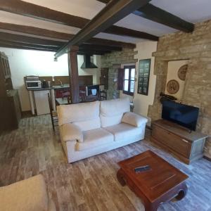 Posezení v ubytování Apartaments Can Lo