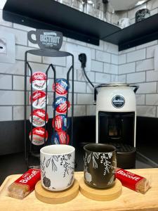 Cucina o angolo cottura di The Birdsong between two lakes