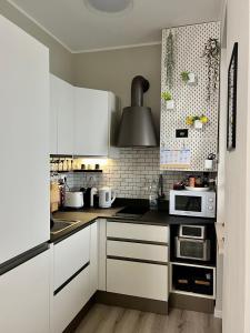 Cucina o angolo cottura di The Birdsong between two lakes