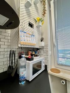 Cucina o angolo cottura di The Birdsong between two lakes