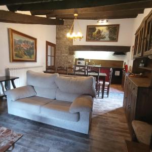 Posezení v ubytování Apartaments Can Lo