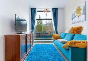TV a/nebo společenská místnost v ubytování Joy Studio - Poiana Brasov - Silver Resort + 20 fotografií
