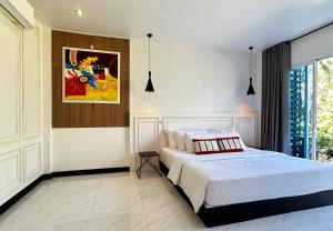 Postel nebo postele na pokoji v ubytování Koh Kood BED's
