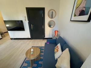 TV a/nebo společenská místnost v ubytování Les Platanes du centre ville + 24 fotografií