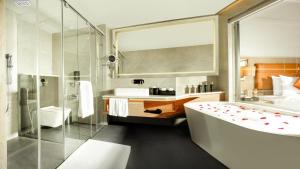 A bathroom at Elements by Rosetta