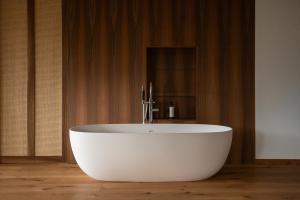 Koupelna v ubytování Hofgut Antlas + 43 fotografií