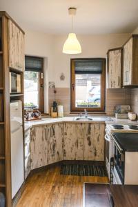 Dapur atau dapur kecil di Lodge Zeleni svet