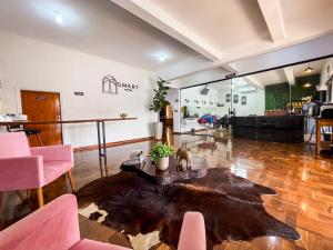 Χώρος καθιστικού στο Smart Hotel