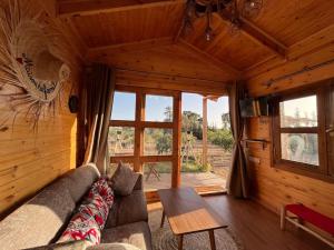 Posezení v ubytování Countryside's Tiny House
