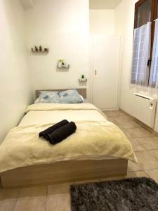 Postel nebo postele na pokoji v ubytování Le Beau-repaire de Sens + 17 fotografií