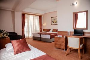 Hotel Drim & SPA客房内的一张或多张床位