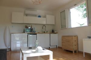 Η κουζίνα ή μικρή κουζίνα στο Mini Villa Vivi proche Avignon